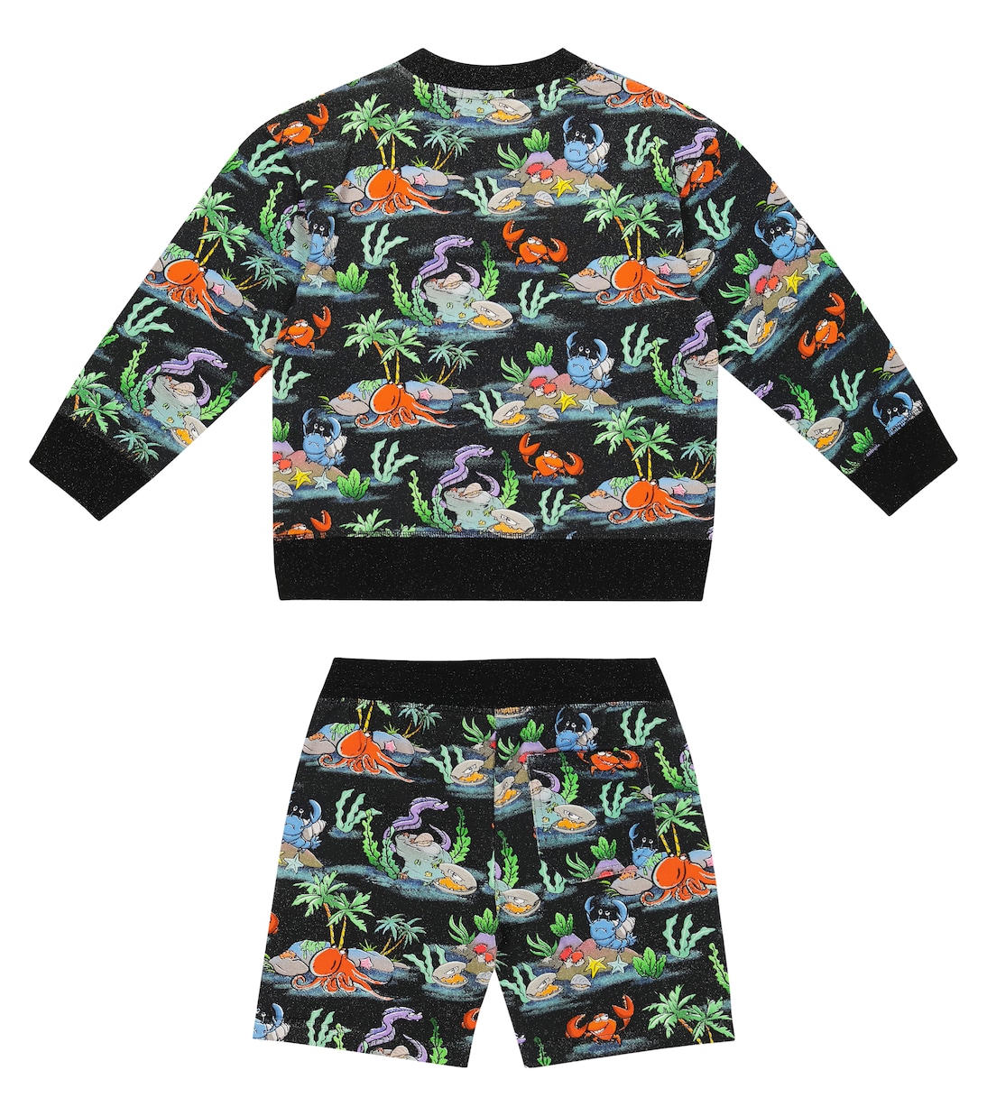 Felpa e shorts con stampa | Stella McCartney Kids