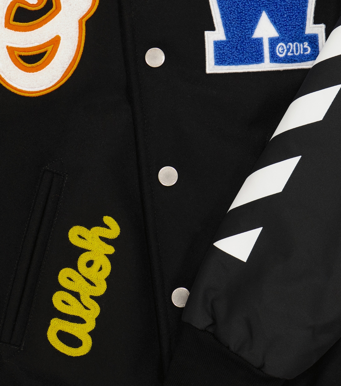 Bomber Ow in nylon con decorazione | Off-White Kids