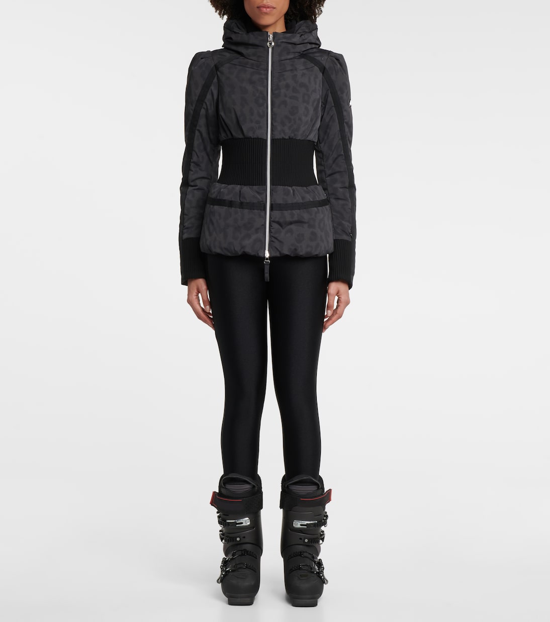 Raffaella leopard-print ski jacket | Jet Set