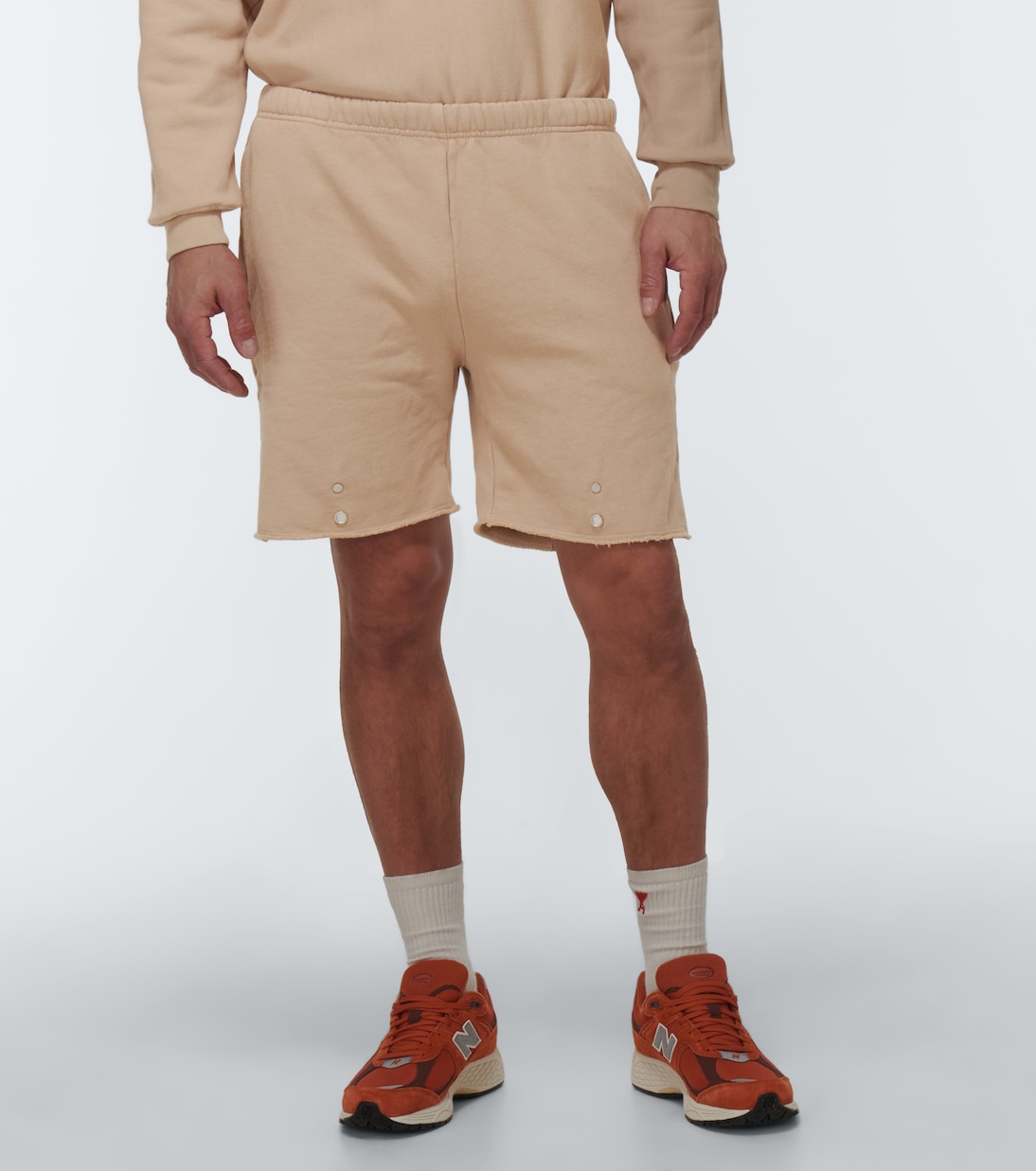 Shorts Snap Front de algodón | Les Tien