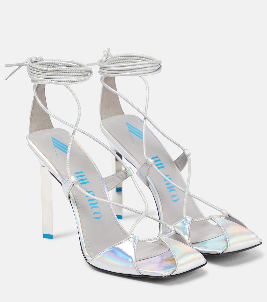 Sandali Adele in pelle metallizzata | The Attico