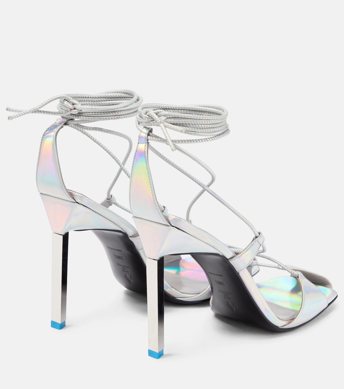 Sandali Adele in pelle metallizzata | The Attico