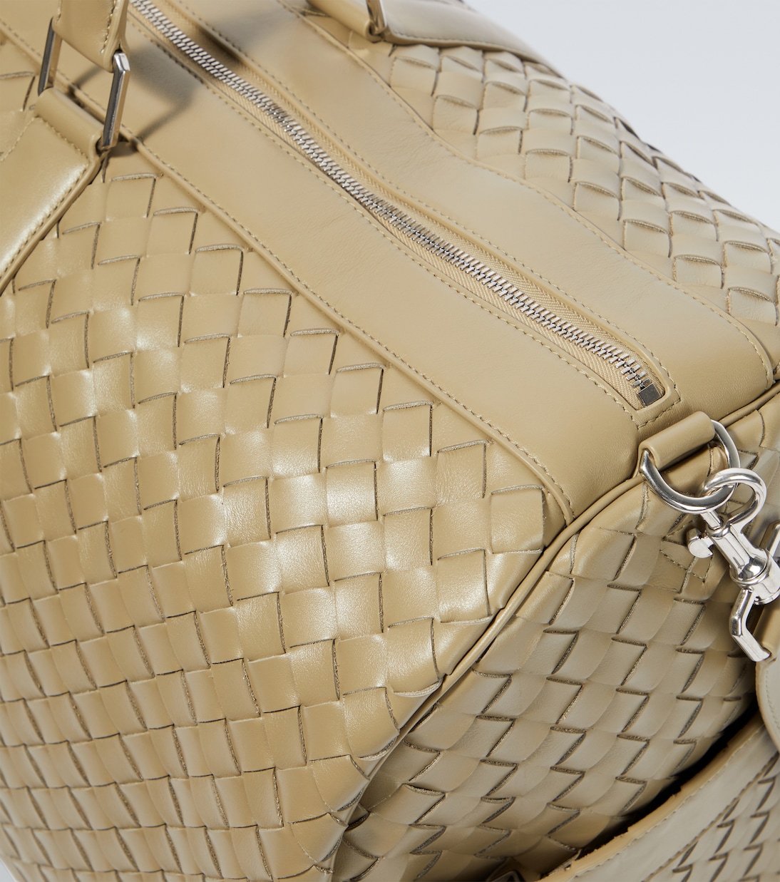 Bolso de viaje Large de piel Intrecciato | Bottega Veneta