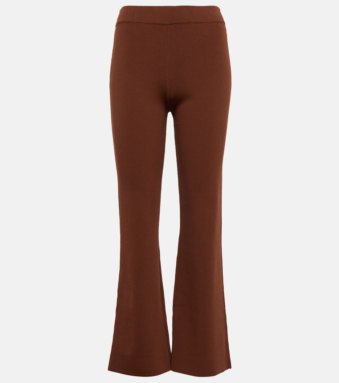 Pantaloni flared Estella in maglia a coste | Staud