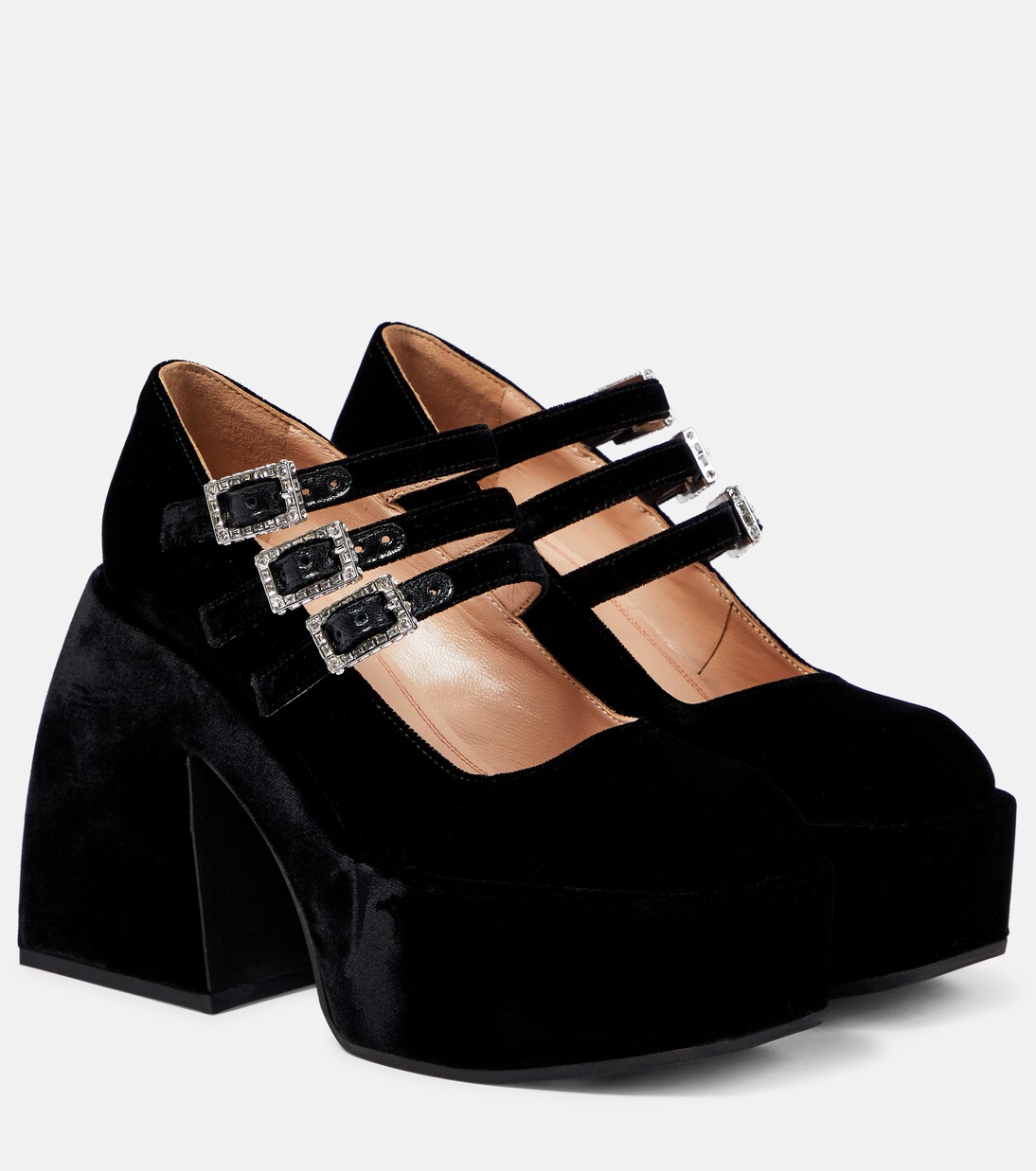 Bulla Marietta platform pumps in black - Nodaleto | Mytheresa