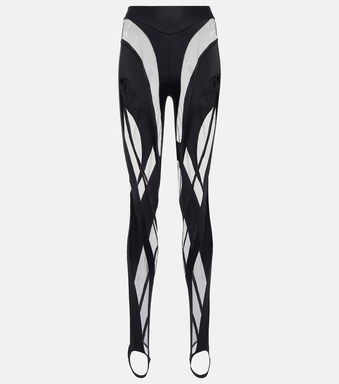 Paneled stirrup leggings | Mugler