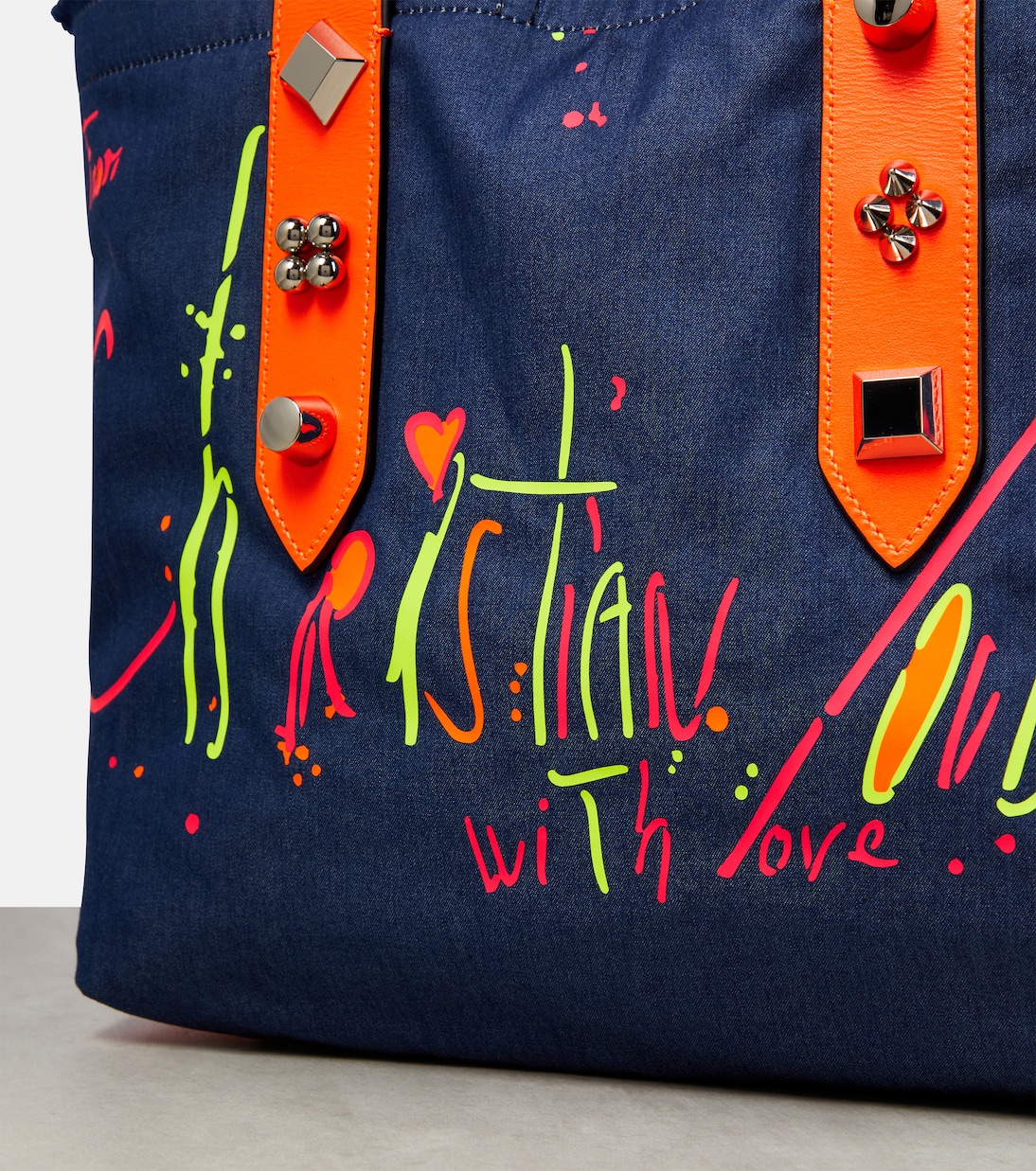 Borsa Frangibus Medium in denim | Christian Louboutin
