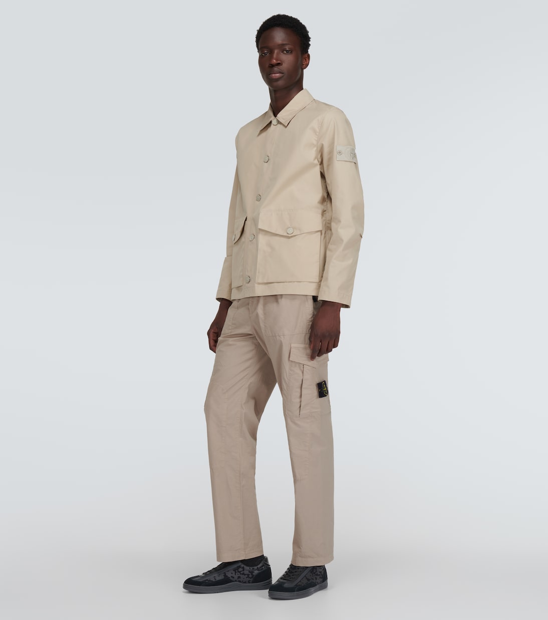 Zapatillas S0101 de lona y piel | Stone Island