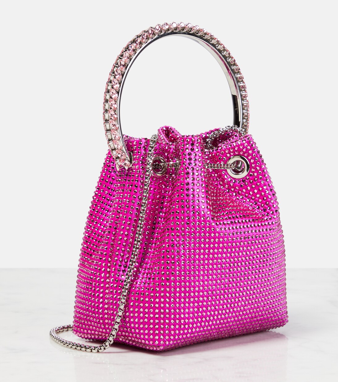 Secchiello Bon Bon Small con cristalli | Jimmy Choo