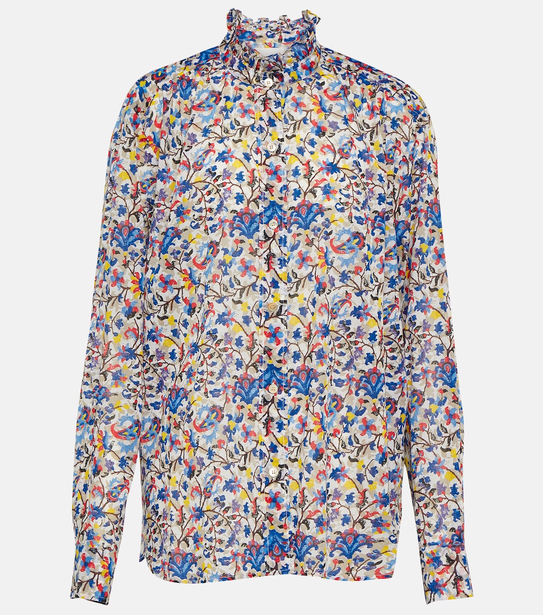 Blouse Gambine en coton à fleurs | Marant Etoile