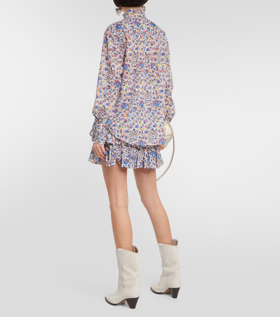 Blouse Gambine en coton à fleurs | Marant Etoile