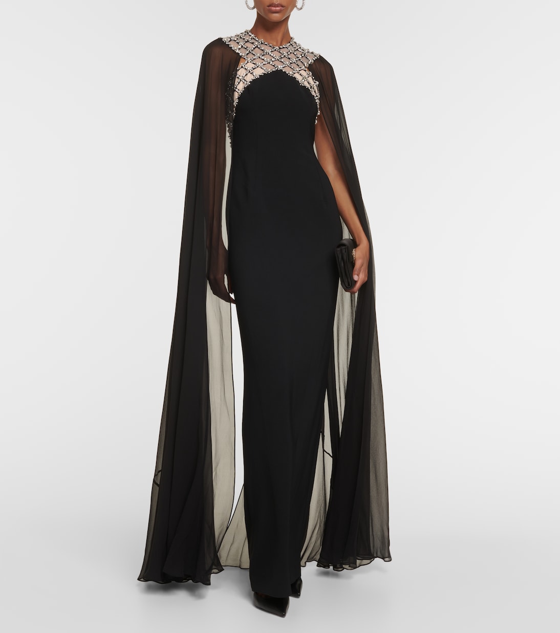 Vestido de fiesta Natalie con capa | Jenny Packham