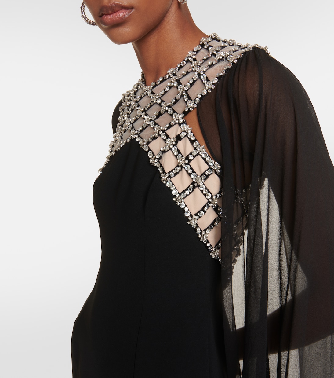 Vestido de fiesta Natalie con capa | Jenny Packham