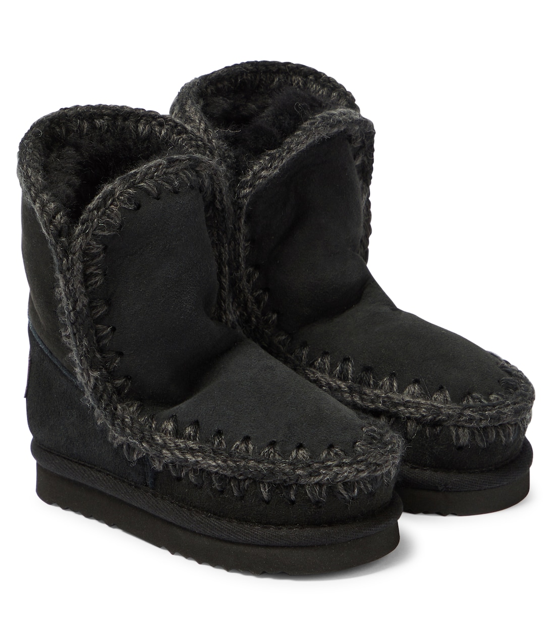 Bottes en daim et shearling | Mou Kids