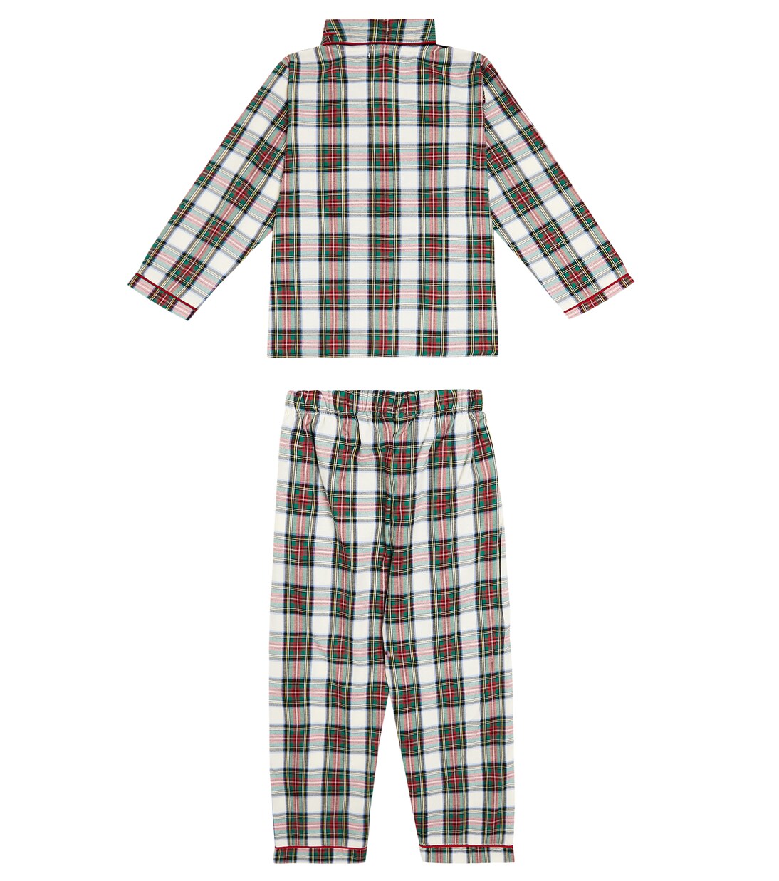 Pyjama Navidad en coton à motif tartan | La Coqueta