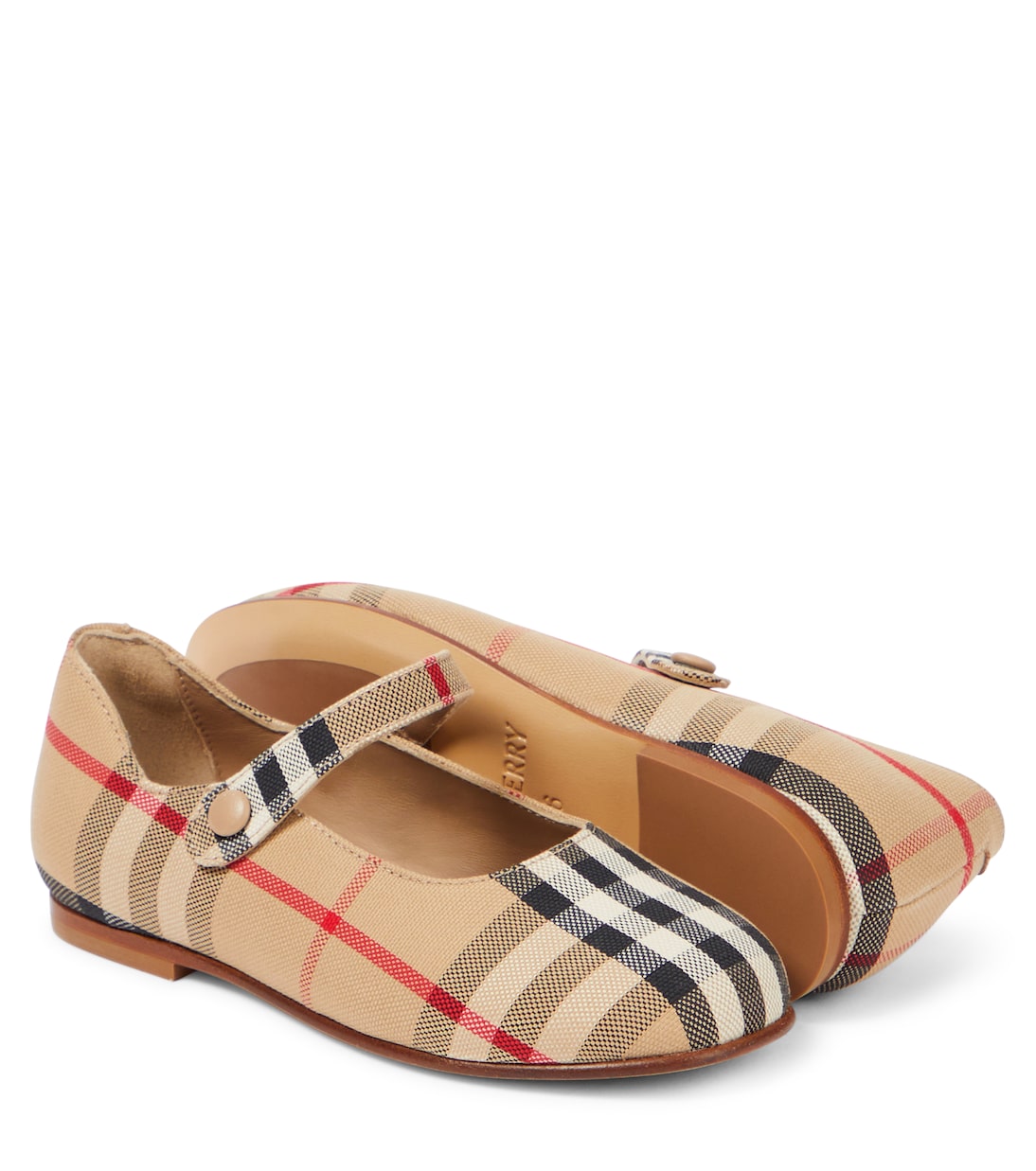 Burberry Check Mary Jane flats | Burberry Kids