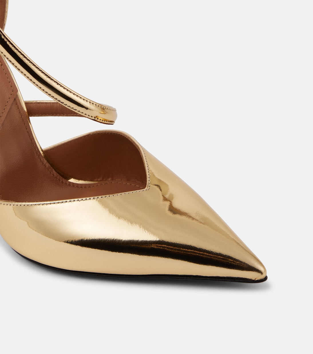 Pumps Arya 90 aus Metallic-Leder | D'Accori