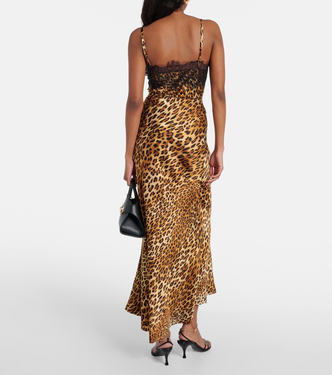 Leopard-print silk maxi skirt | Dodo Bar Or