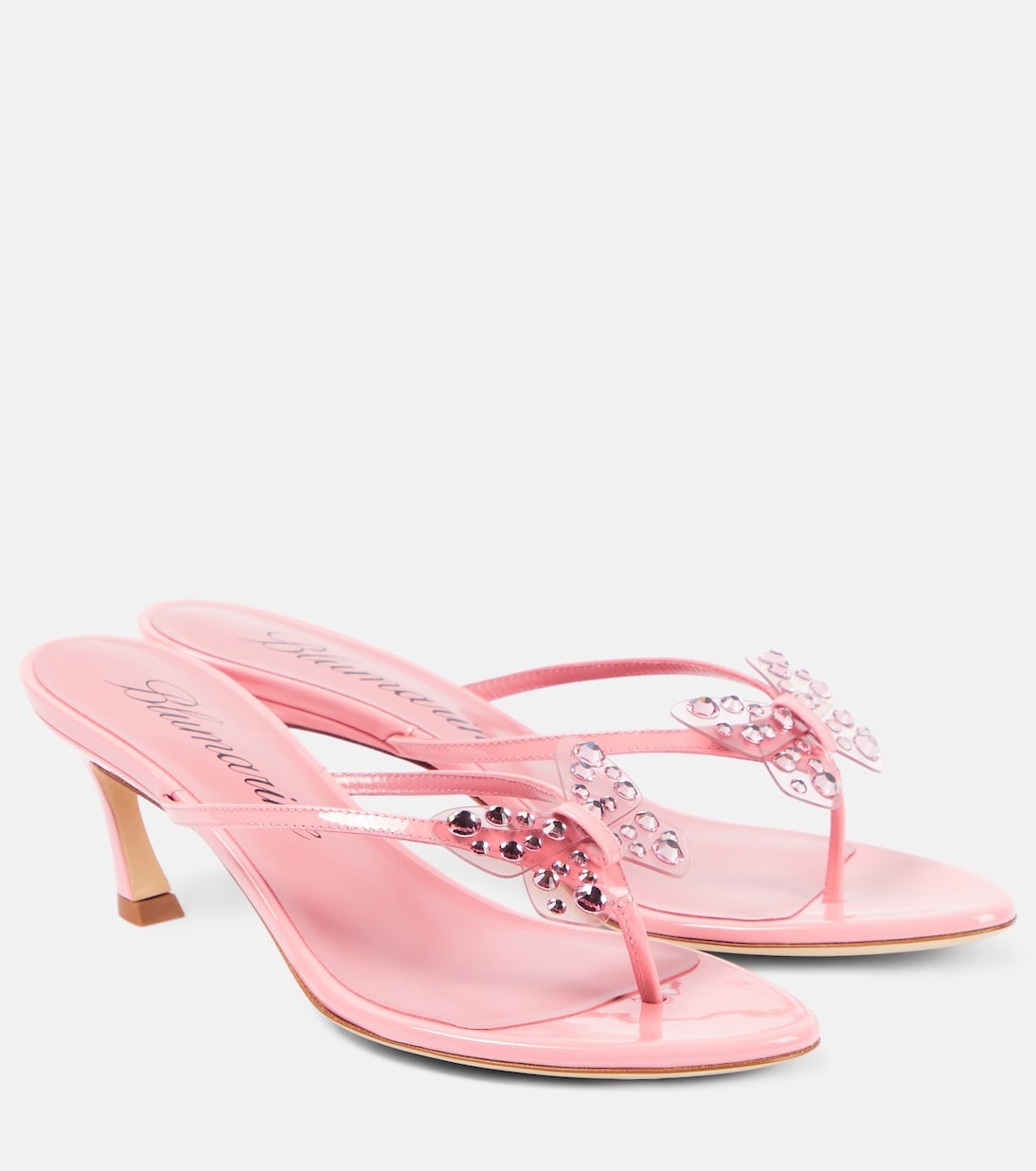 Sandali infradito Butterfly 55 in pelle | Blumarine