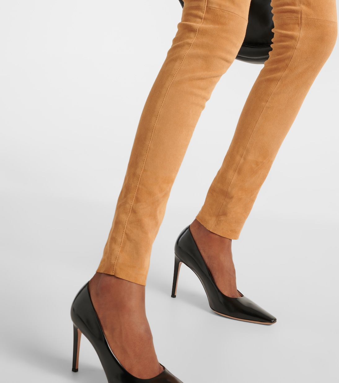 Leggings in suede a vita media | Joseph
