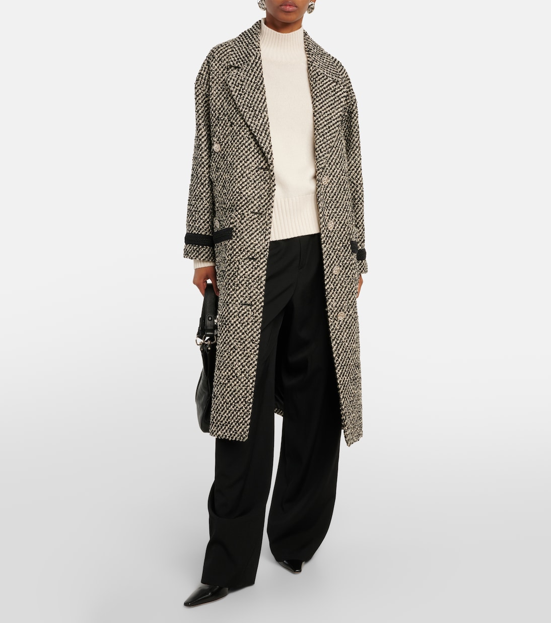 Jersey de cuello alto de lana y cachemir | Jardin des Orangers