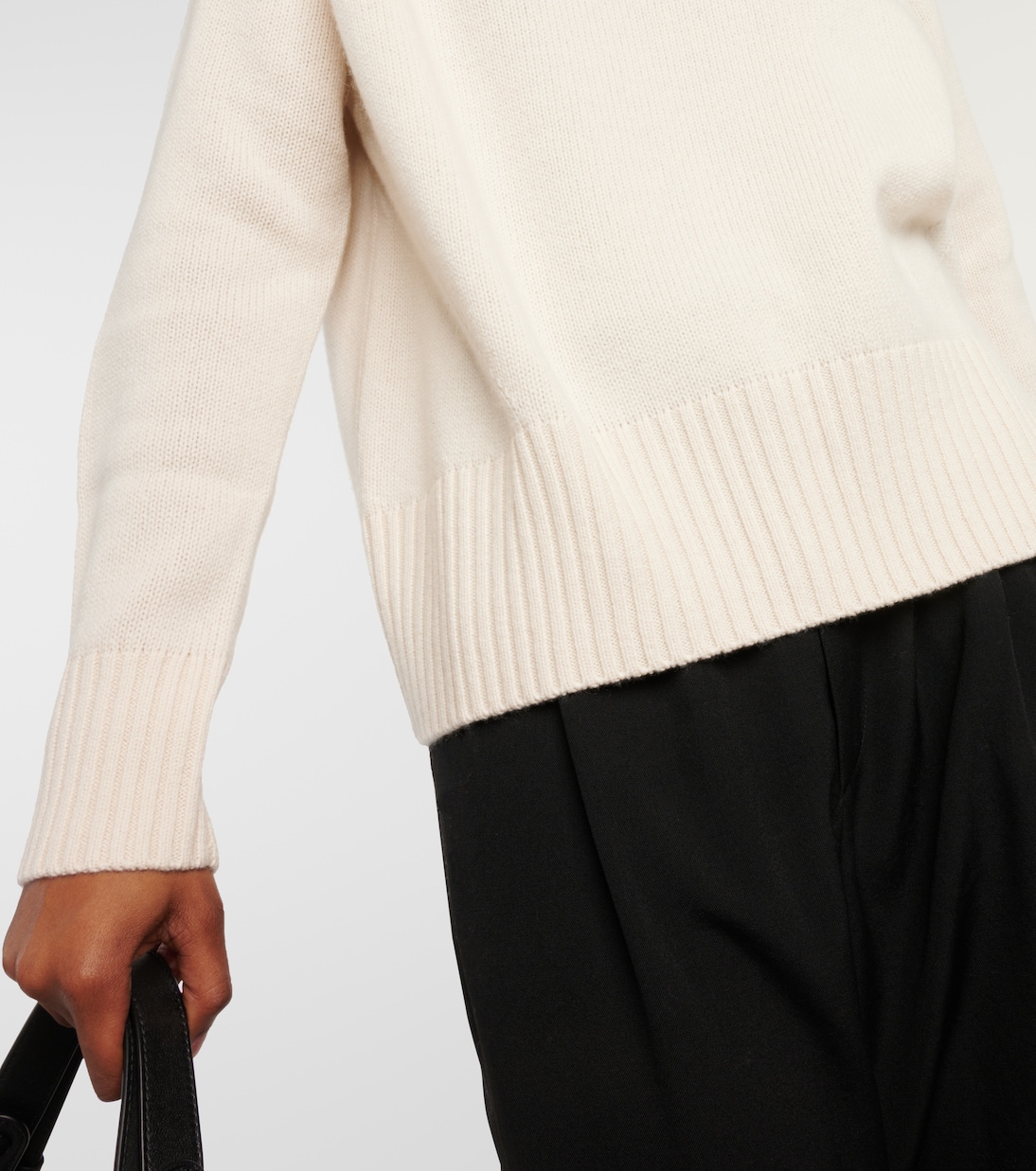 Jersey de cuello alto de lana y cachemir | Jardin des Orangers
