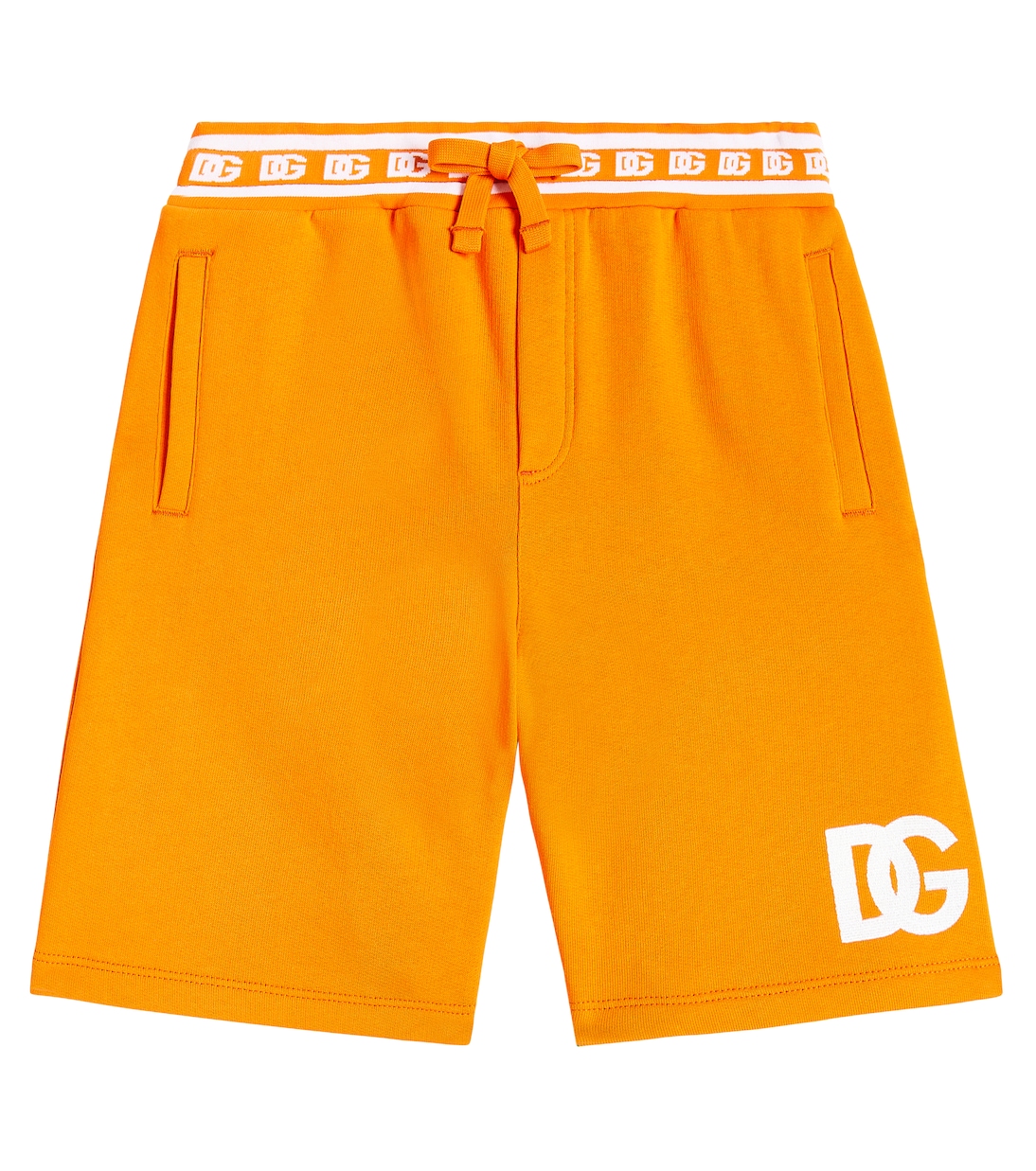 Shorts de jersey de algodón con logo | Dolce&Gabbana Kids
