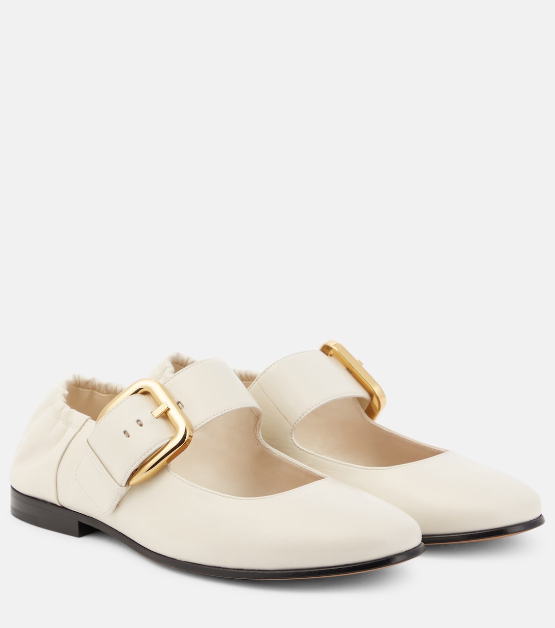 Astaire leather Mary Jane flats | Bottega Veneta