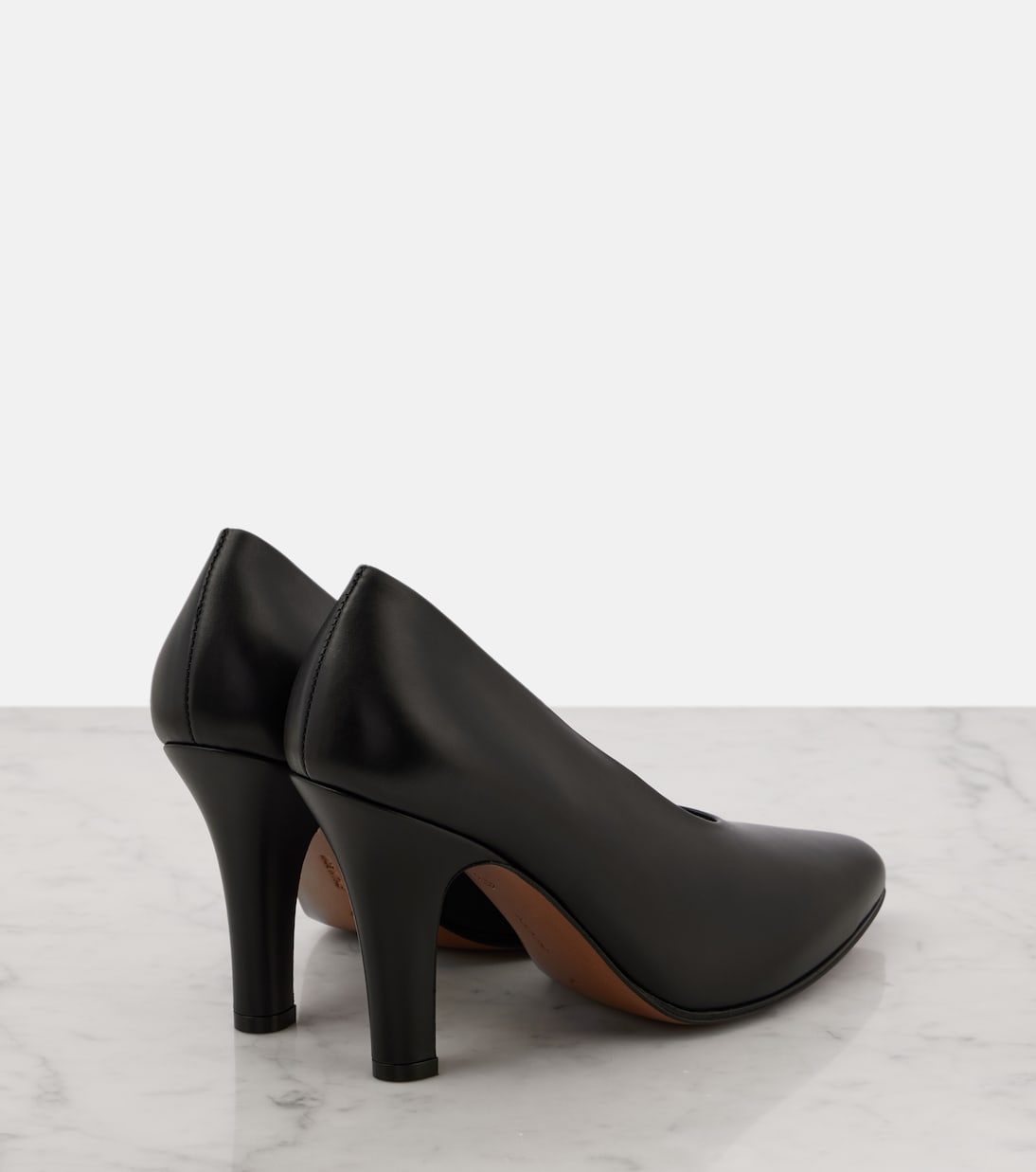Escarpins Prudens 90 en cuir | The Row