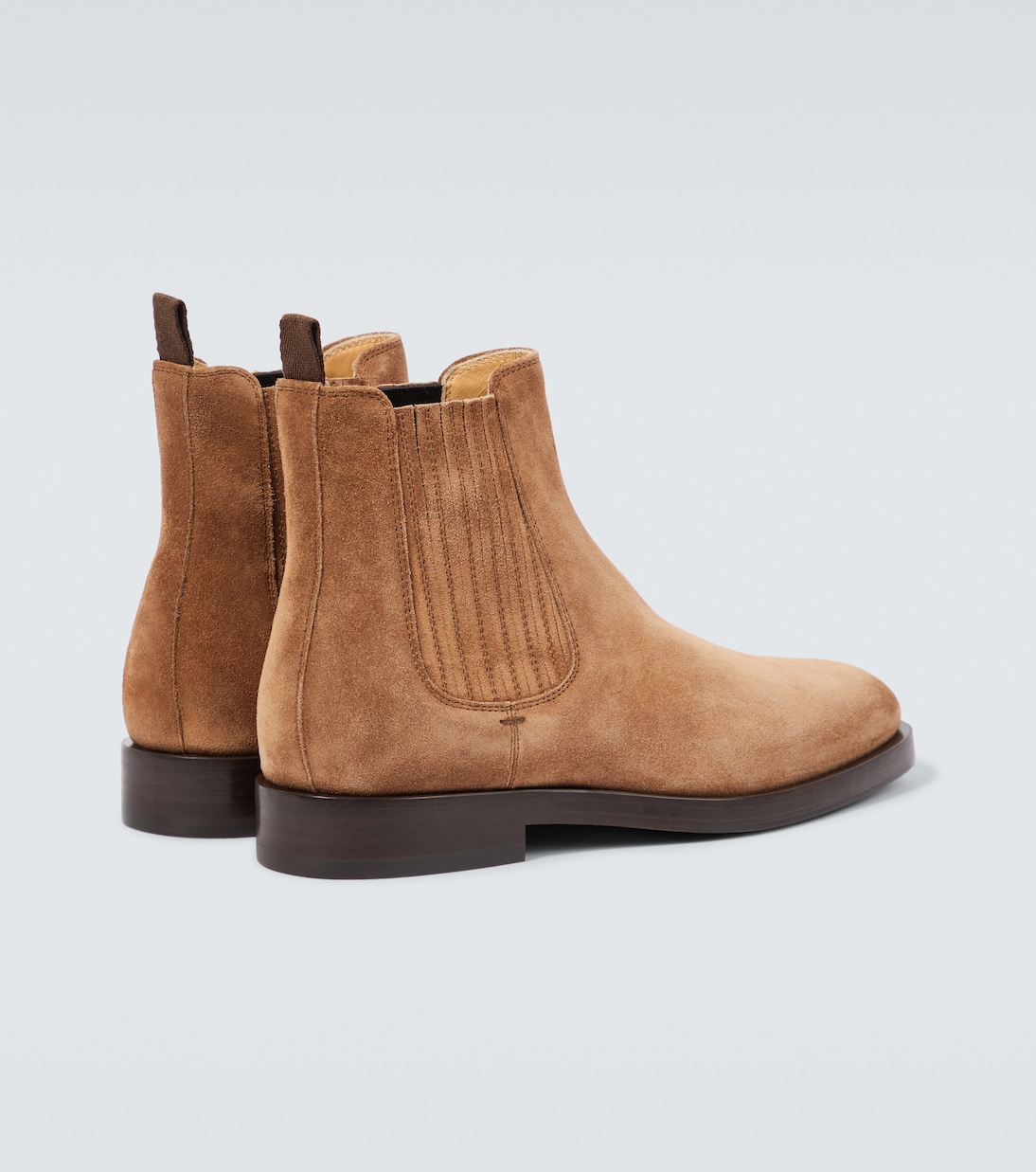 Bottines Chelsea en daim | Brunello Cucinelli