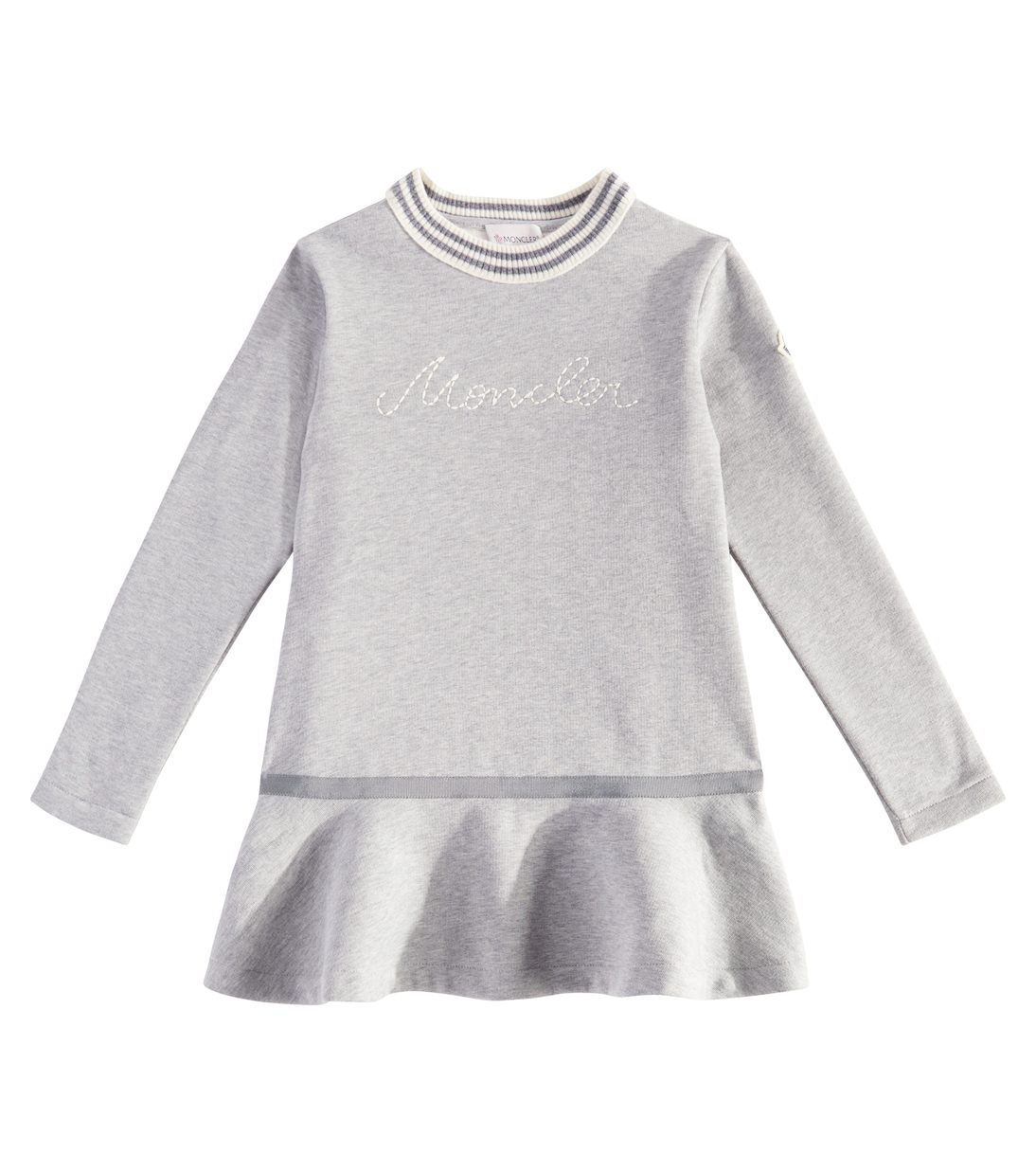 Abito in cotone con logo | Moncler Enfant