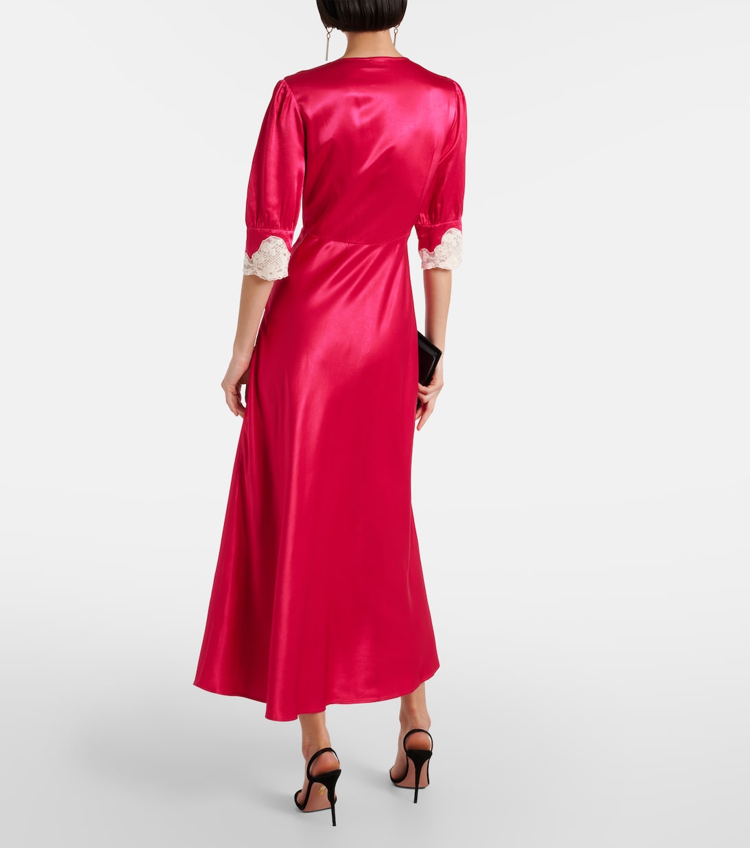 Simone lace-trimmed maxi dress | Rixo
