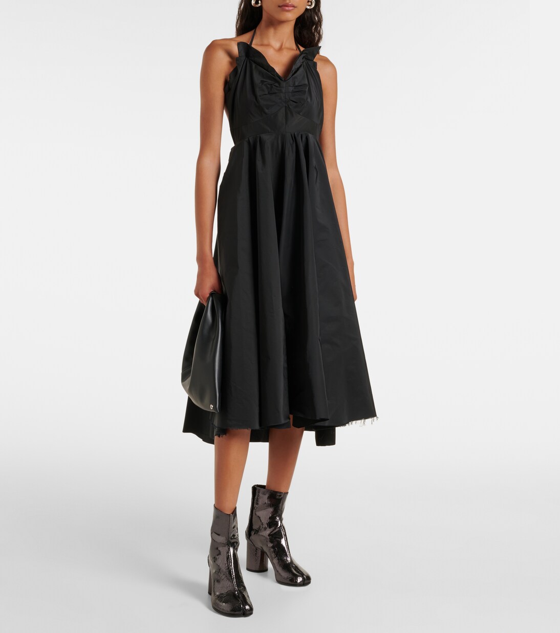 Stivaletti Tabi in pelle metallizzata | Maison Margiela