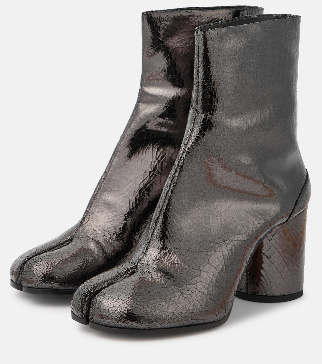 Stivaletti Tabi in pelle metallizzata | Maison Margiela