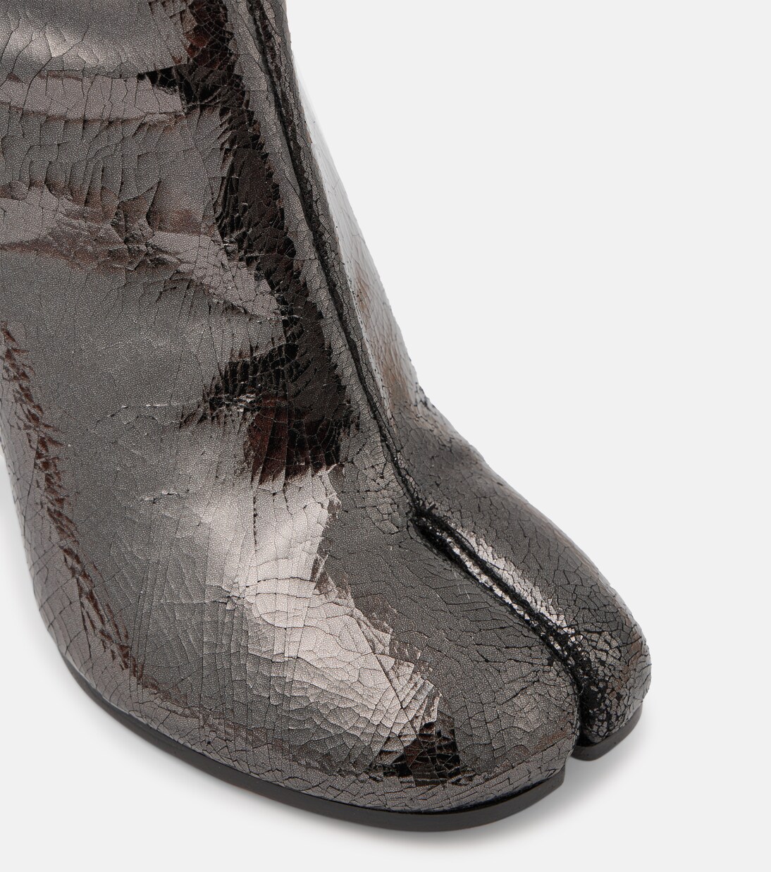 Stivaletti Tabi in pelle metallizzata | Maison Margiela