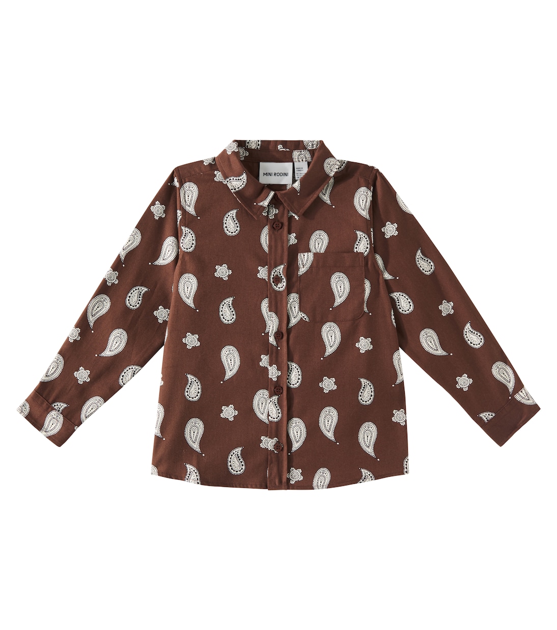 Camisa de algodón con paisley | Mini Rodini