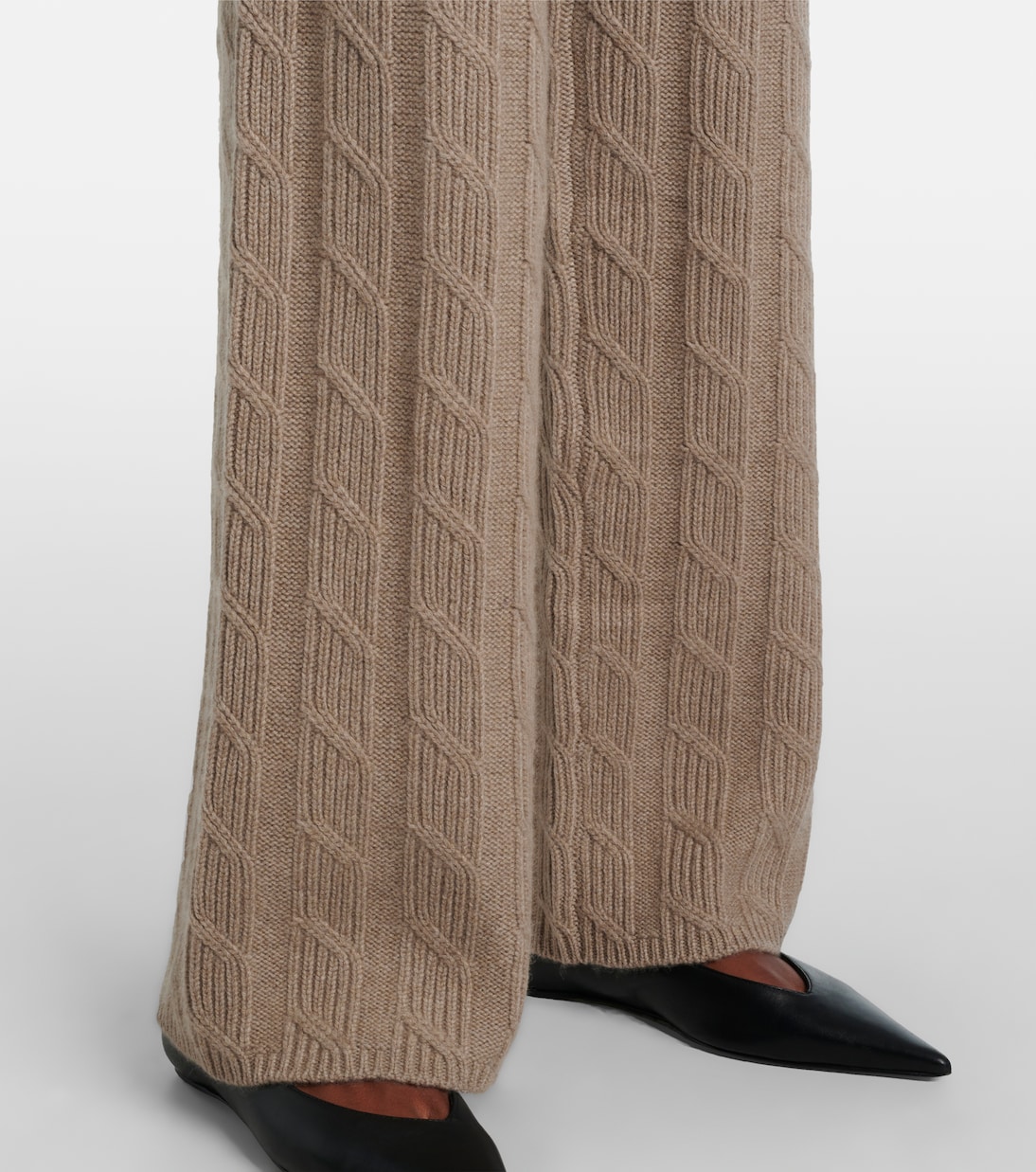 Pantalones rectos Ebba de cachemir | Lisa Yang