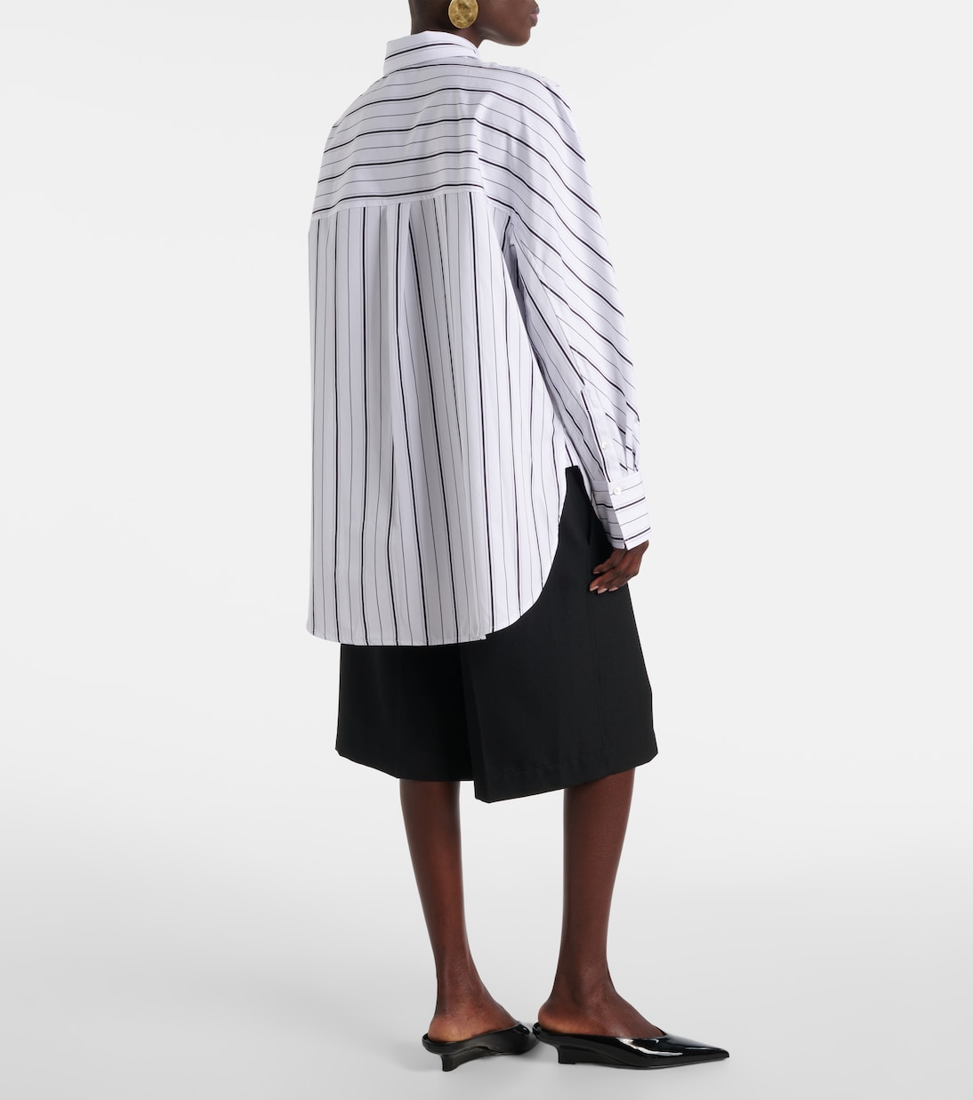Camicia in popeline di cotone a righe | Toteme