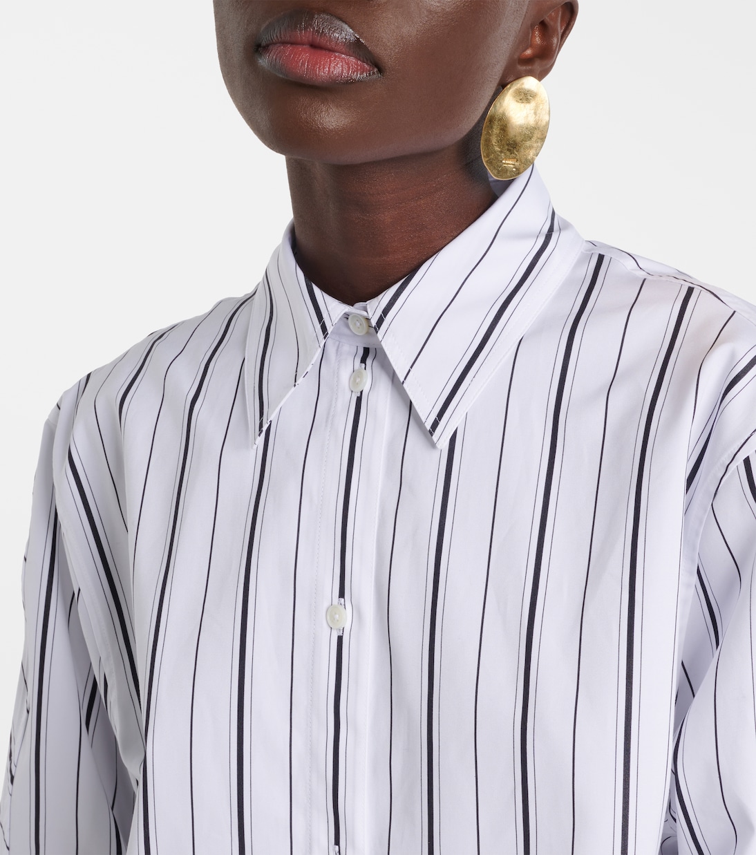 Camicia in popeline di cotone a righe | Toteme