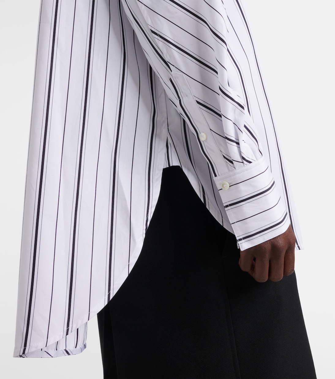 Camicia in popeline di cotone a righe | Toteme