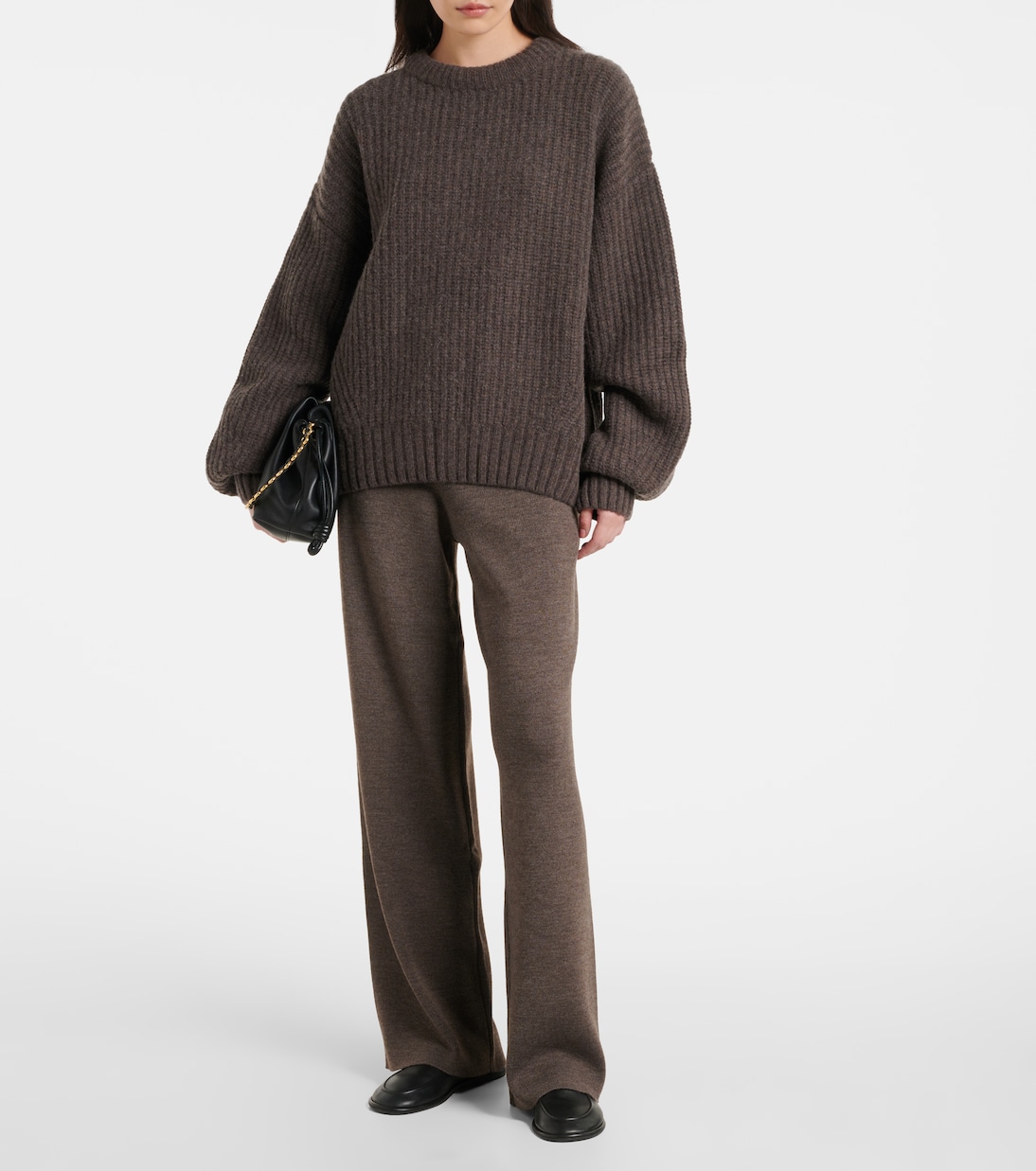 Pantaloni regular in misto lana | Aya Muse