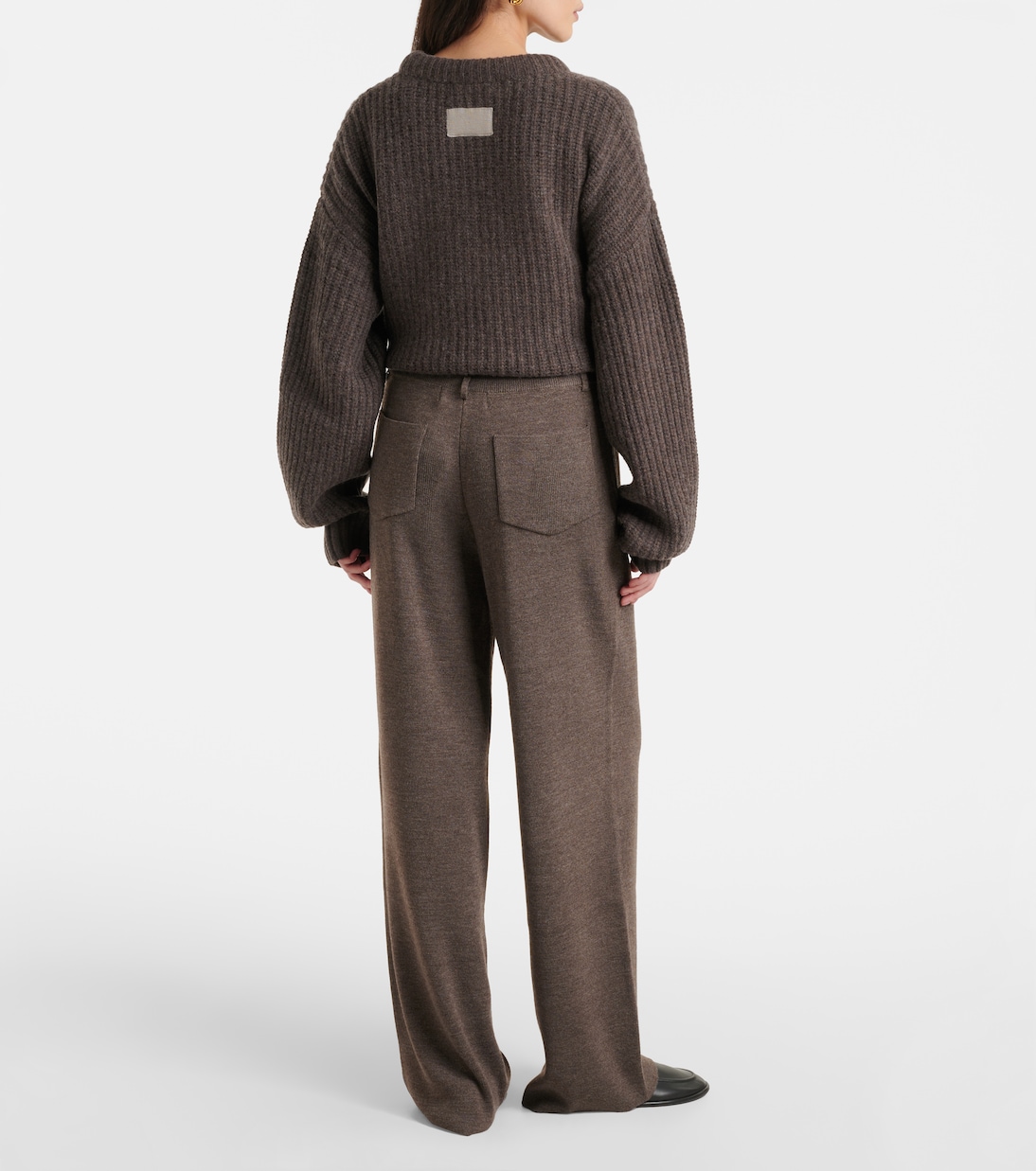 Pantaloni regular in misto lana | Aya Muse