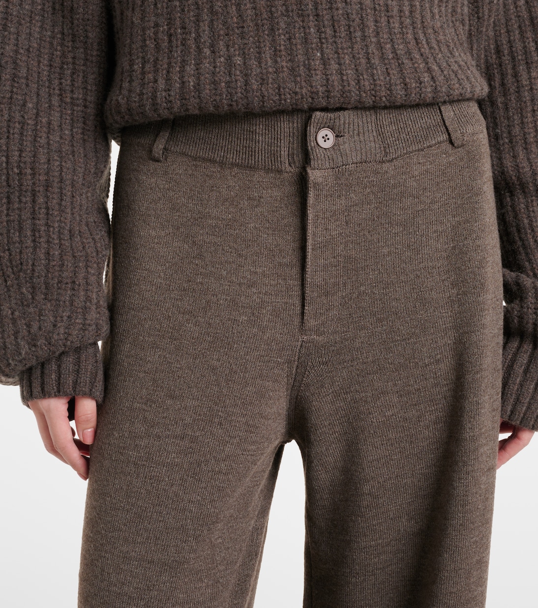 Pantaloni regular in misto lana | Aya Muse