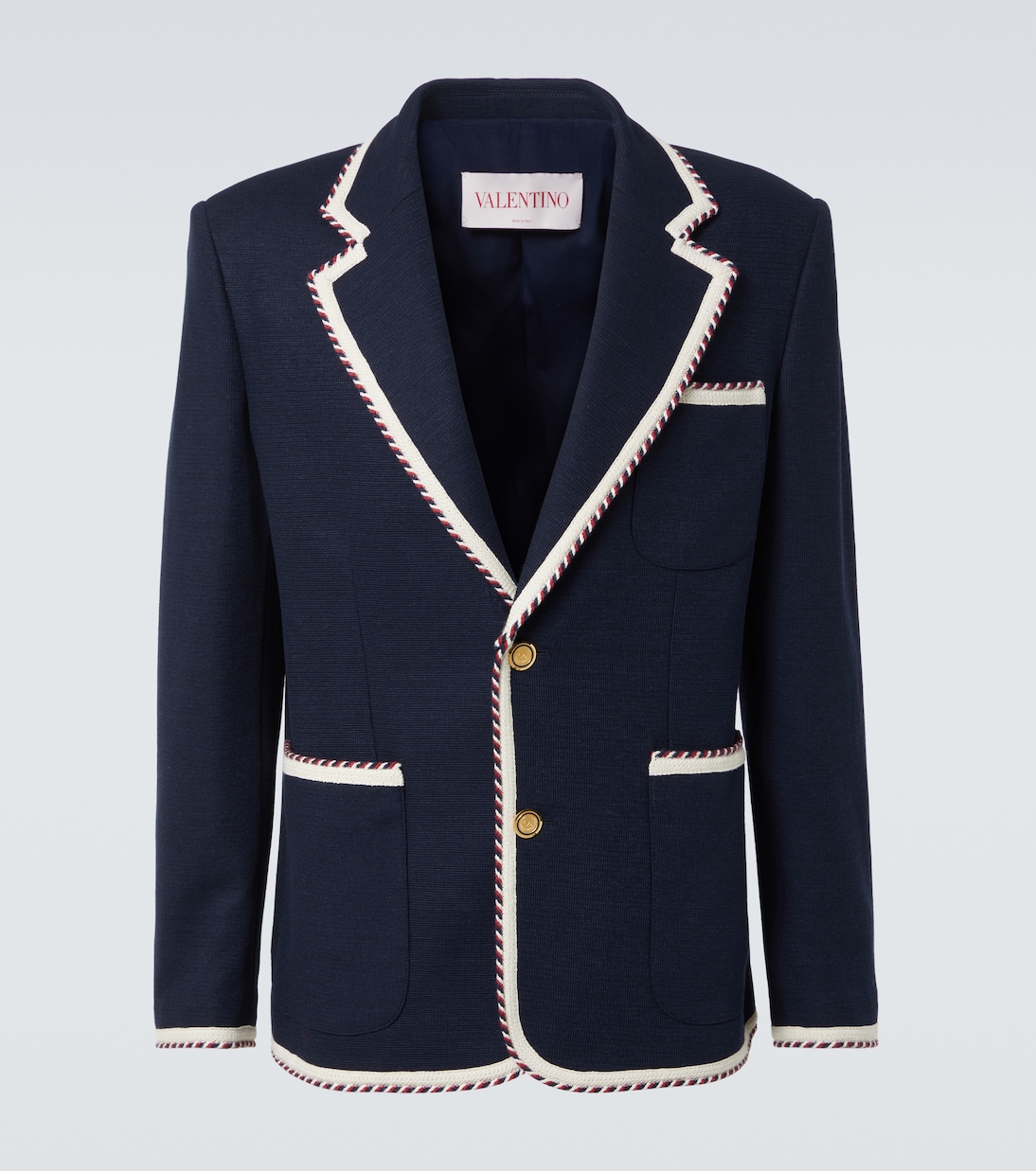 Blazer in misto cotone e lino  | Valentino