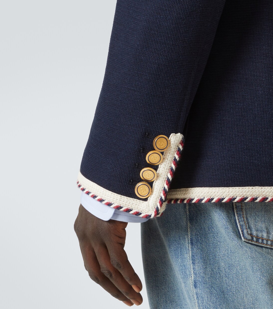 Blazer in misto cotone e lino  | Valentino
