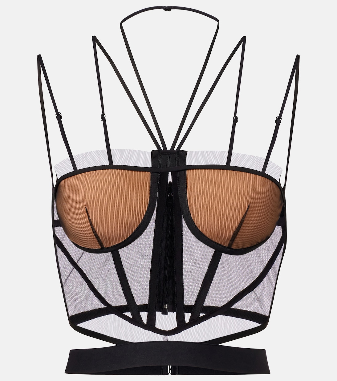 Bustier in tulle | Nensi Dojaka