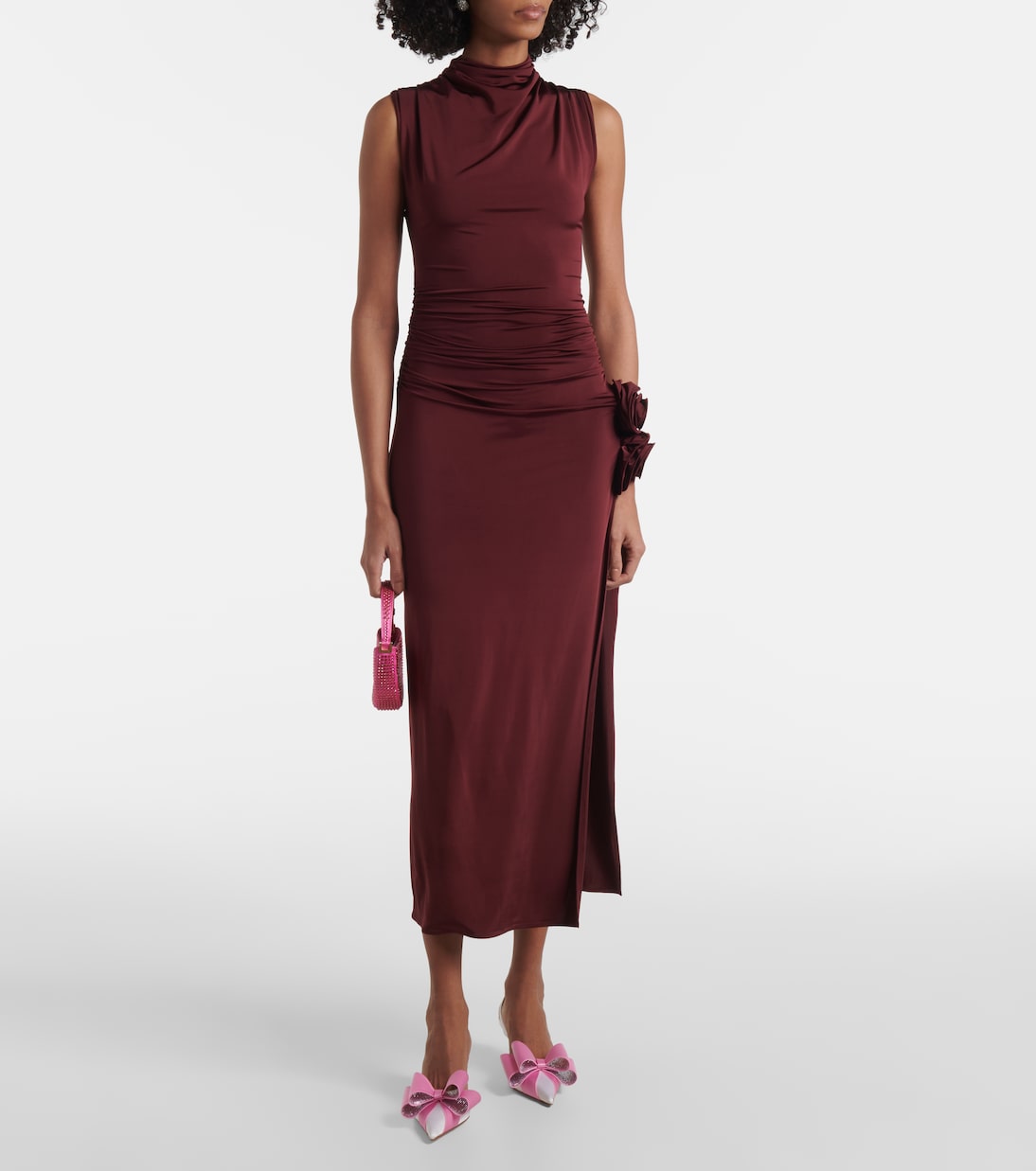 Slingback-Pumps Le Cadeau aus Satin | Mach & Mach