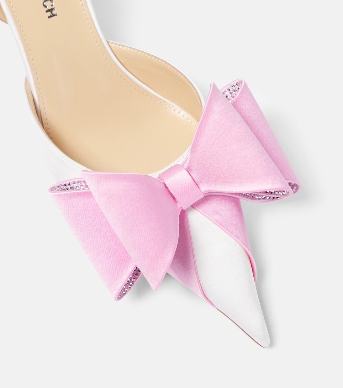 Slingback-Pumps Le Cadeau aus Satin | Mach & Mach