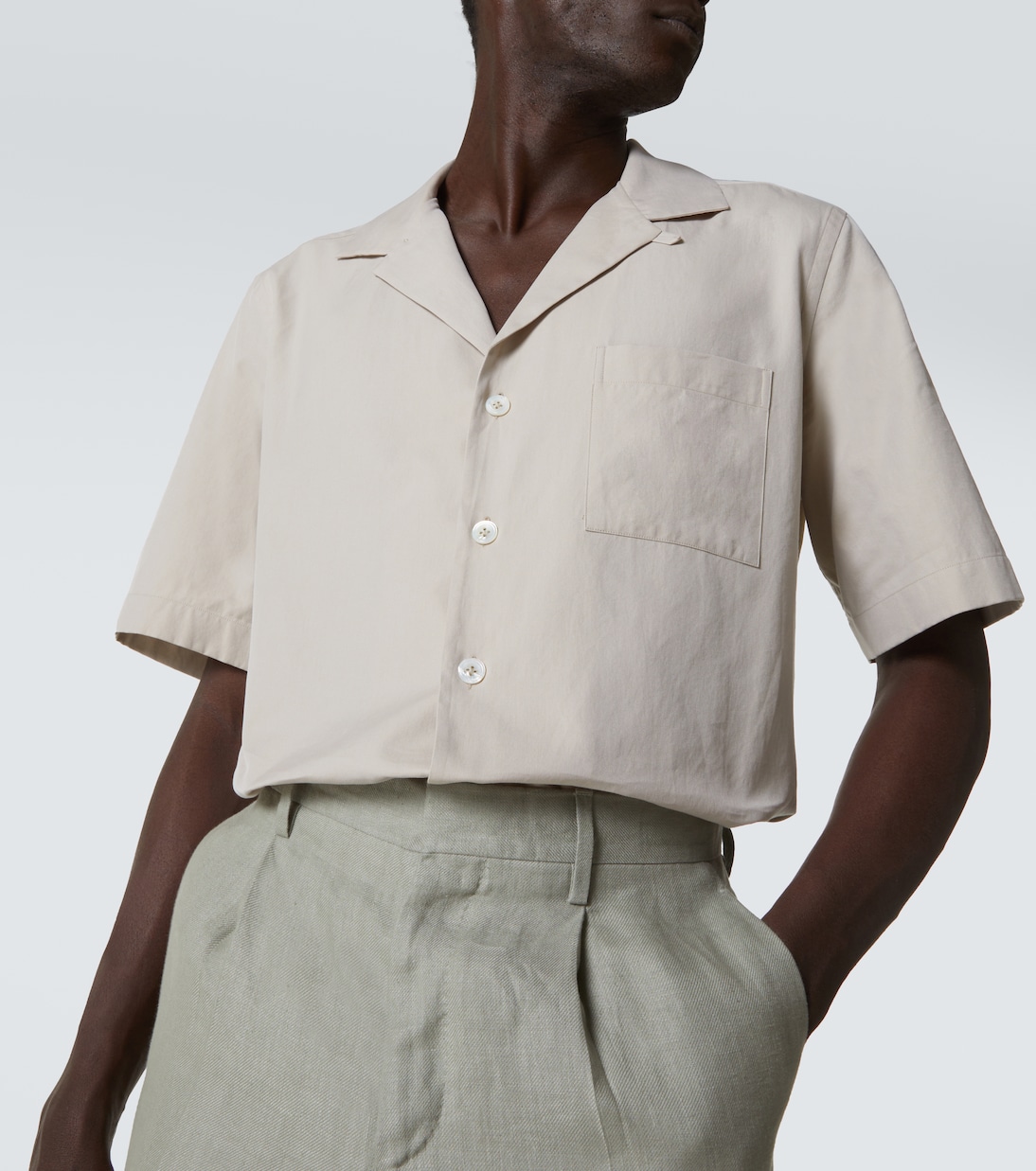 Camicia bowling in cotone | Lardini