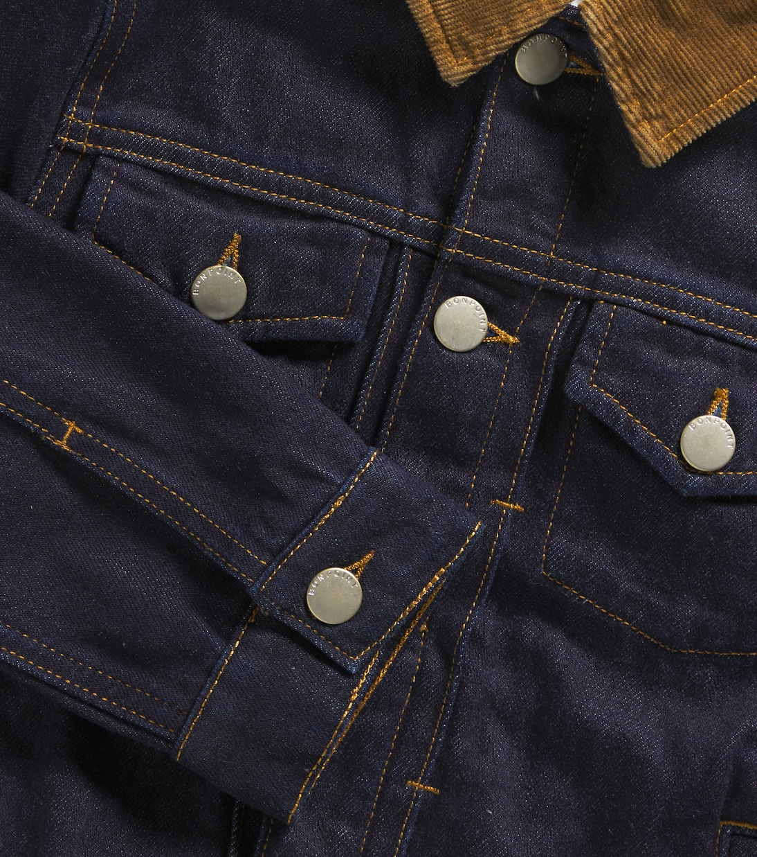 Giacca di jeans Eddis con velluto a coste | Bonpoint